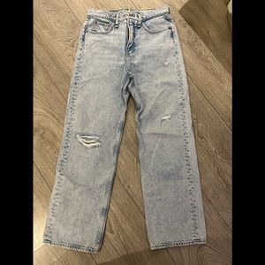 Rag & Bone Light Wash High-Waisted Jeans